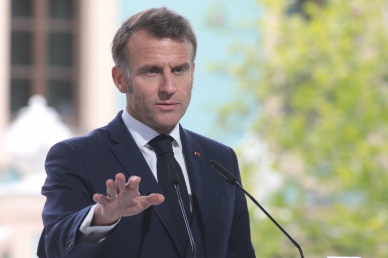 Prezydent Francji Emmanuel Macron. Foto: PAP/UKRINFORM