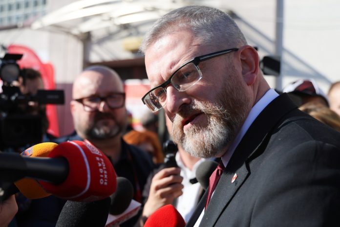 Grzegorz Braun. Foto: PAP