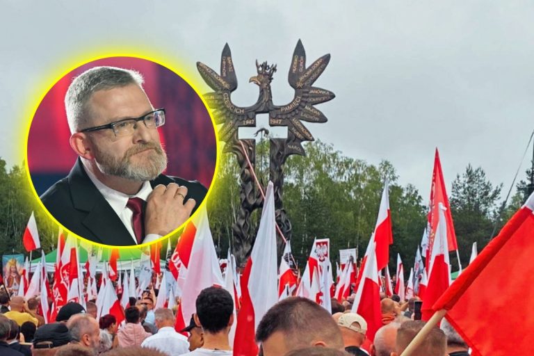 grzegorz braun domostawa pomnik w domostawie rzez wolynska