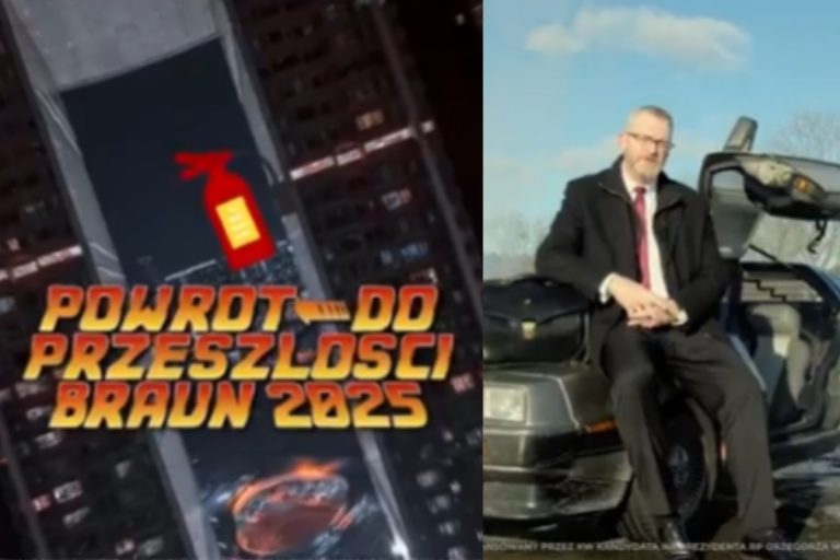 grzegorz braun spot powrot do przeszlosci