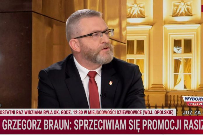 Grzegorz Braun w TV Republika.