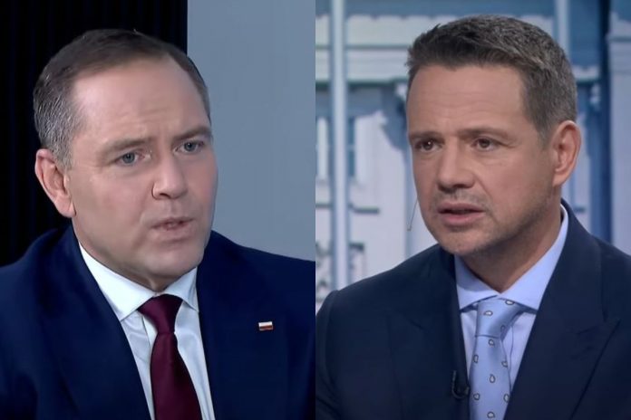 Karol Nawrocki oraz Rafał Trzaskowski.