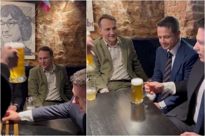 Kulisy piwa Mentzena z Trzaskowskim i Sikorskim.