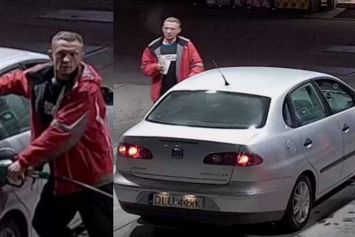 policja lubin stacja paliwowa
