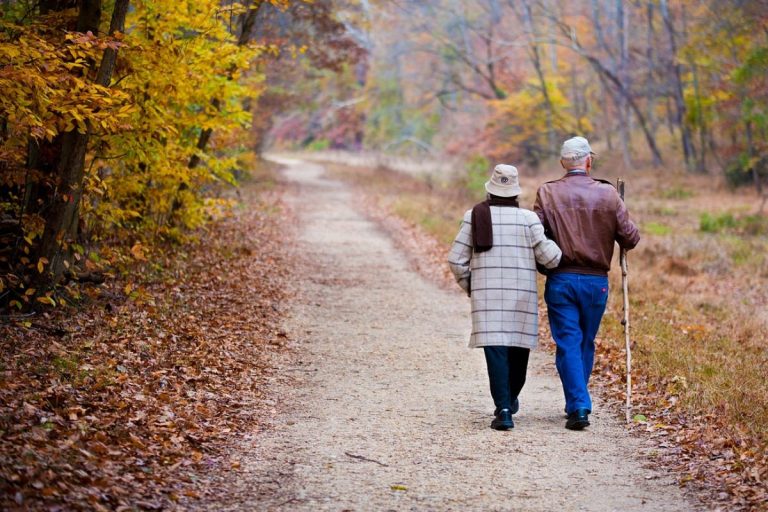 Spacerujący seniorzy. Zdjęcie ilustracyjne. Źródło: pixabay