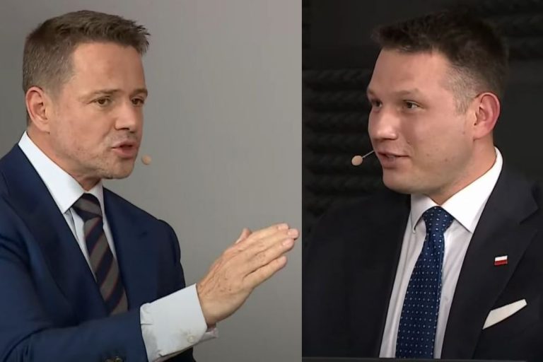 Rafał Trzaskowski oraz Sławomir Mentnzen.