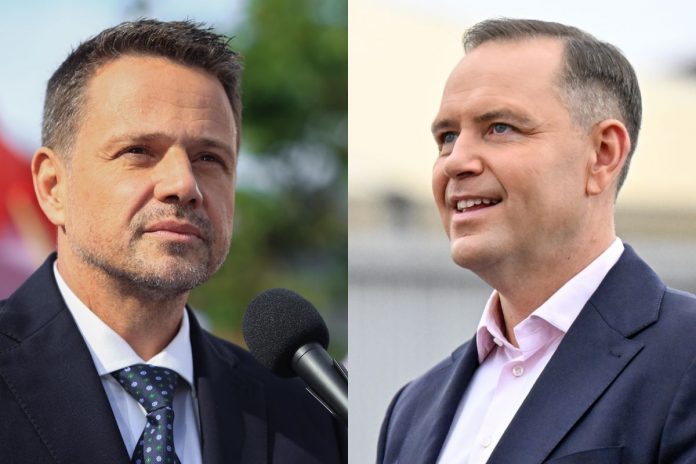 Rafał Trzaskowski oraz Karol Nawrocki.