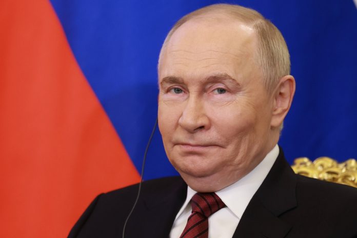 Prezydent Rosji Władimir Putin. Foto: PAP/EPA