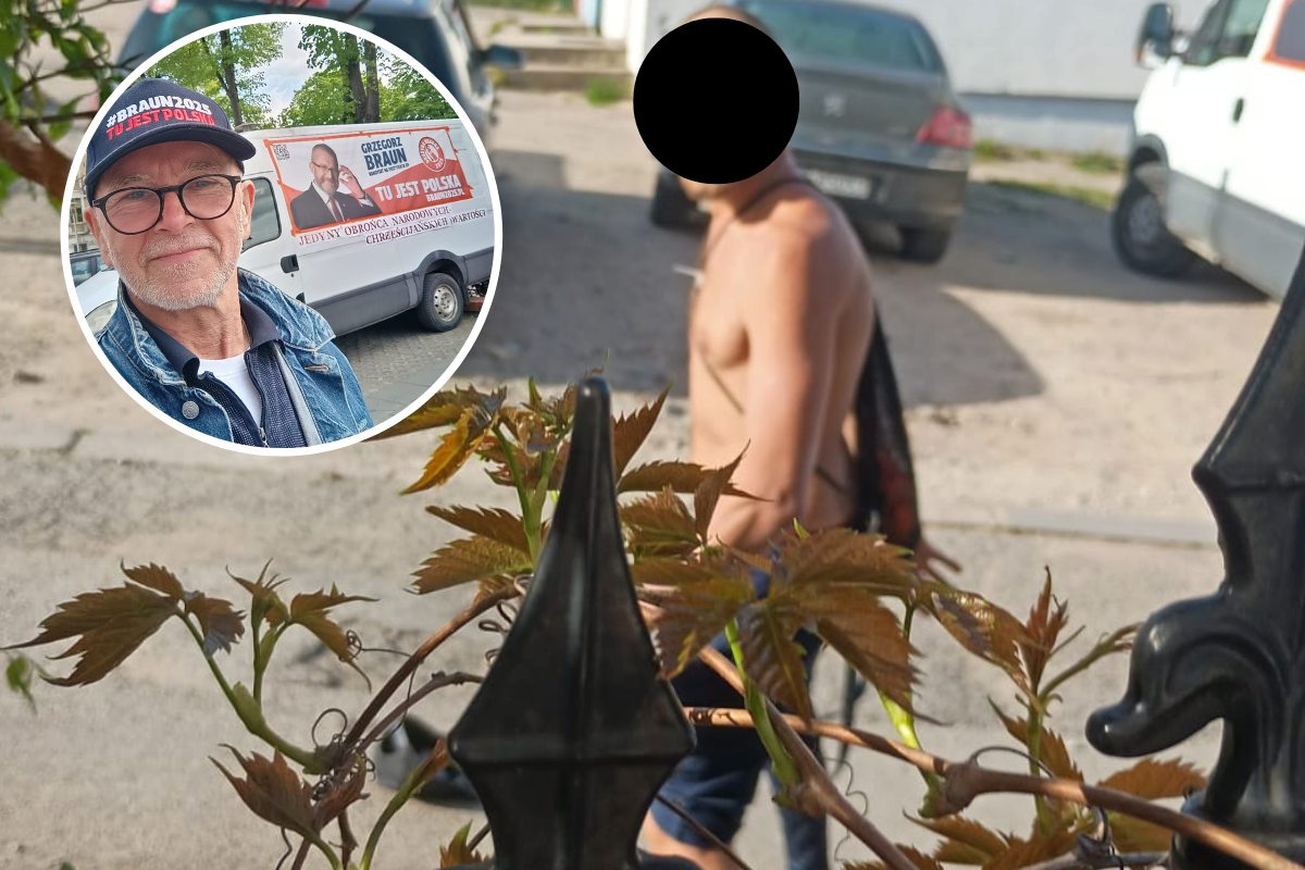 Zwolennik Trzaskowskiego chciał zabić nożem za wieszanie plakatu Brauna. Znamy szczegóły [FOTO]