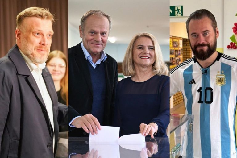 Adrian Zandberg, Donald Tusk z żoną oraz Krzysztof Stanowski.