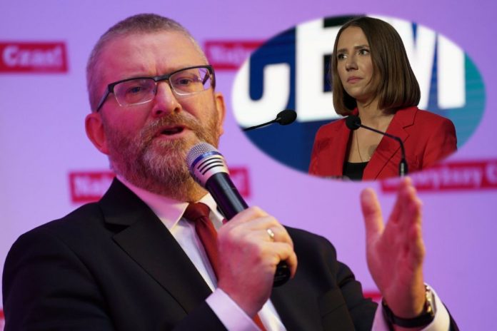 Grzegorz Braun oraz Anna Bryłka