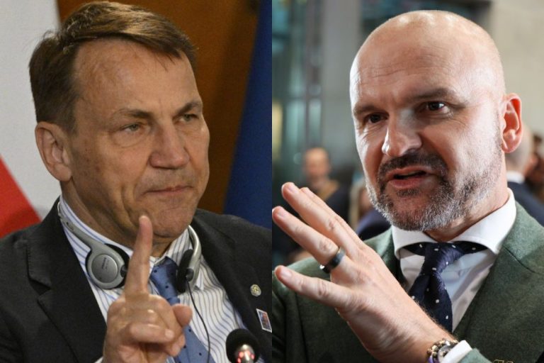 Radosław Sikorski i Rafał Brzoska
