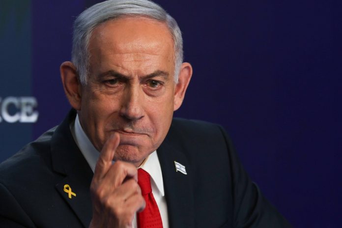 Premier Izraela Banjami Netanjahu. Foto: PAP/EPA