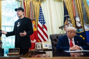 Elon Musk i Donald Trump. Foto: PAP/EPA