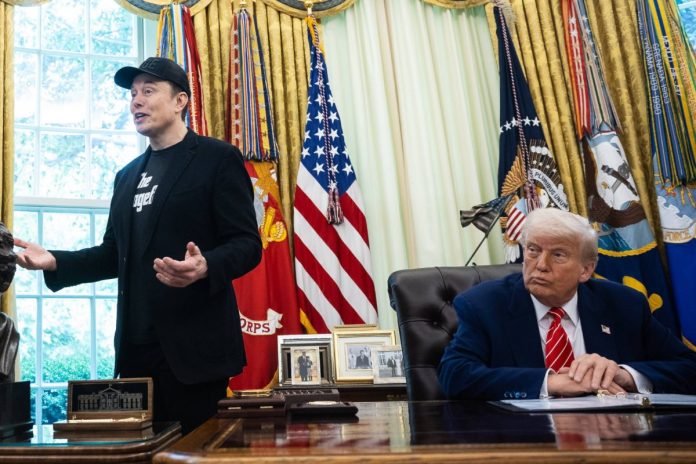 Elon Musk i Donald Trump. Foto: PAP/EPA