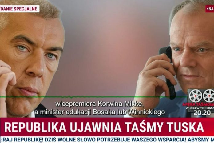TV Republika ujawniła rozmowę Romana Giertycha z Donaldem Tuskiem.