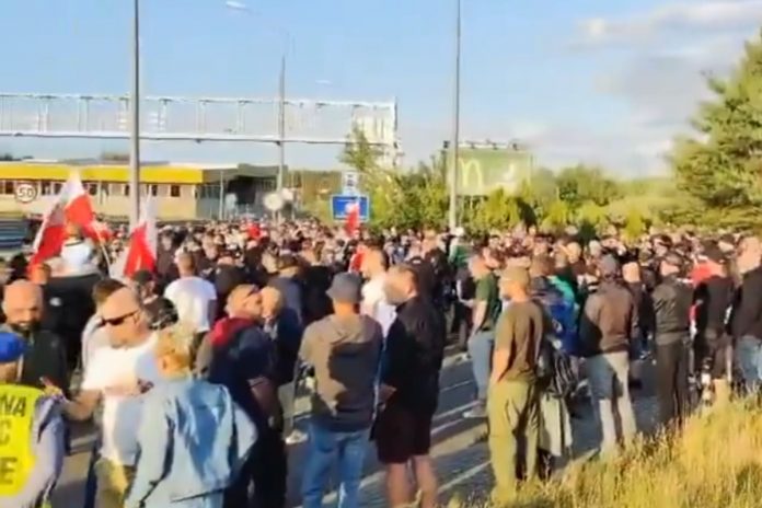 granica police niemcy polska protest