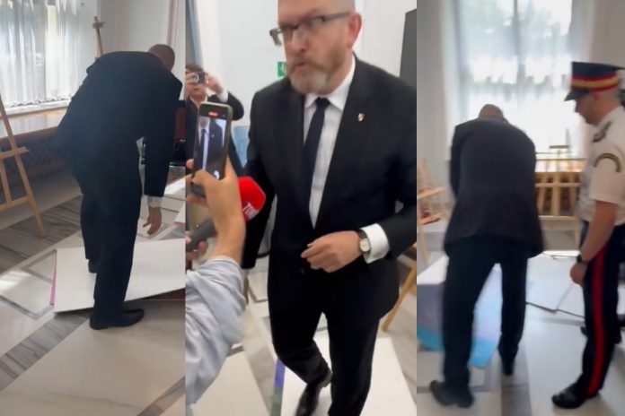 grzegorz braun lgbt sejm wystawa