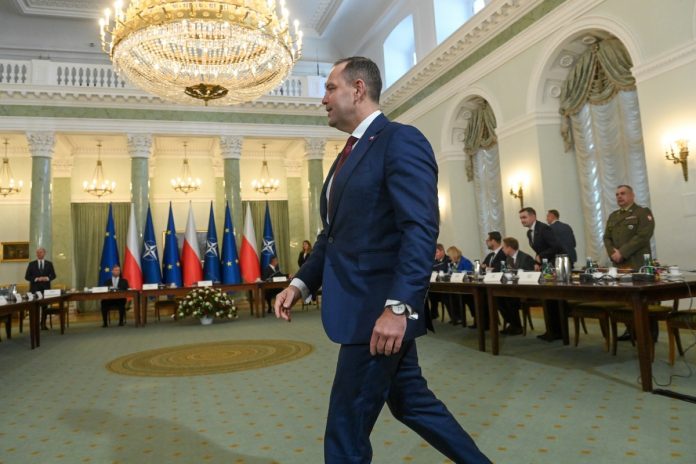 Prezydent elekt Karol Nawrocki na posiedzeniu Rady Bezpieczeństwa Narodowego. Foto: PAP
