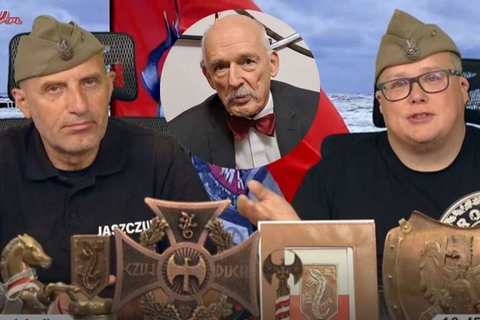 Wojciech Olszański oraz Marcin Osadowski i Janusz Korwin-Mikke.