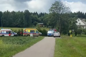 stara wies limanowa strzelanina policja pogotowie