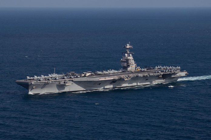 Lotniskowiec USS Gerald Ford. Foto: wikimedia
