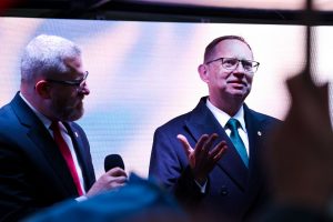 Grzegorz Braun i Roman Fritz