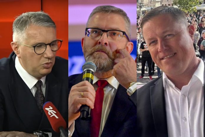 Przemysław Wipler, Grzegorz Braun, Michał Połuboczek