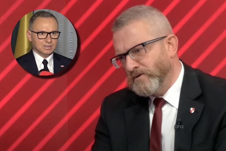 Grzegorz Braun oraz Andrzej Duda.