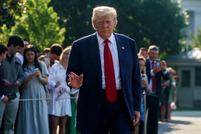 Prezydent Stanów Zjednoczonych Ameryki Donald Trump. Foto: PAP/EPA