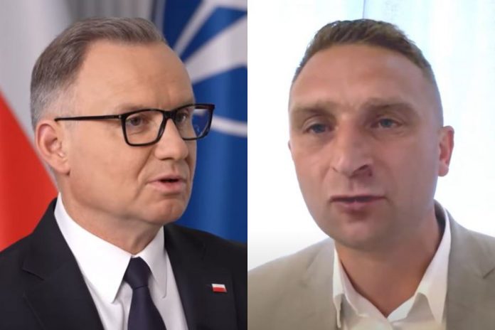 Andrzej Duda i Robert Bąkiewicz.