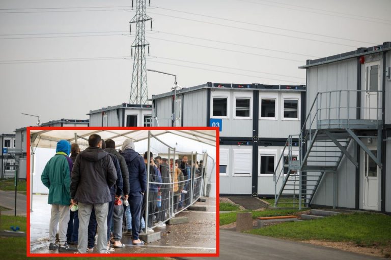 Miasteczko pracownicze dla imigrantów oraz imigranci