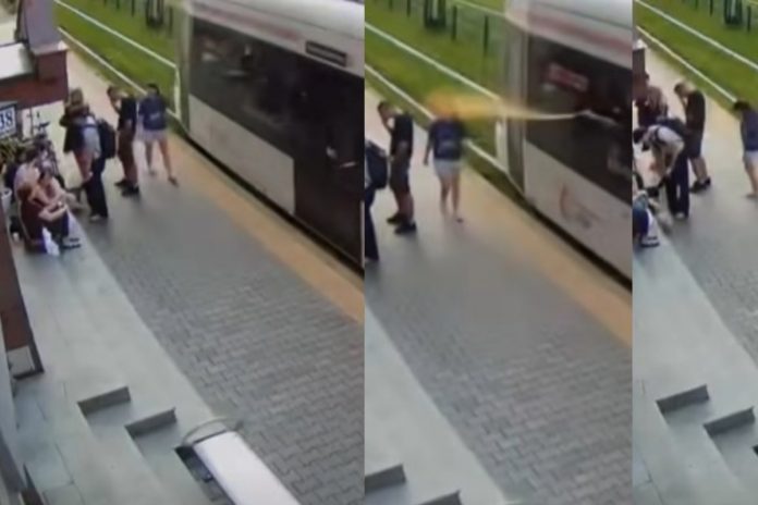 krakow bronowice tramwaj gaz pieprzowy