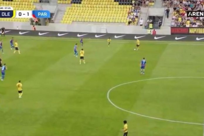 Mecz FK Ołeksandria vs Partizan Belgrad.
