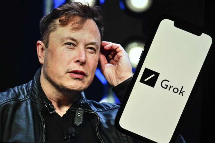 Elon Musk i Grok.