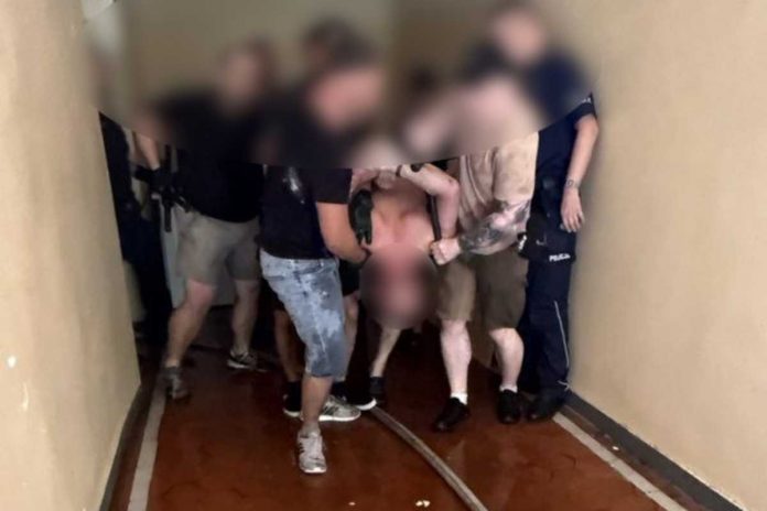 Wrocław. Zatrzymanie 47-letniego Ukraińca, który groził wysadzeniem bloku