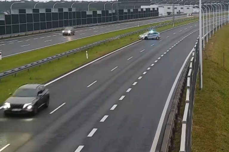 s12 droga ekspresowa pod prad policja