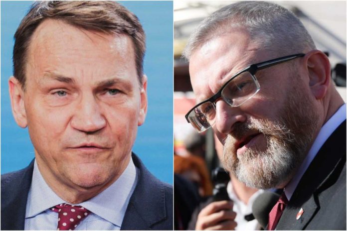 Radosław Sikorski i Grzegorz Braun.
