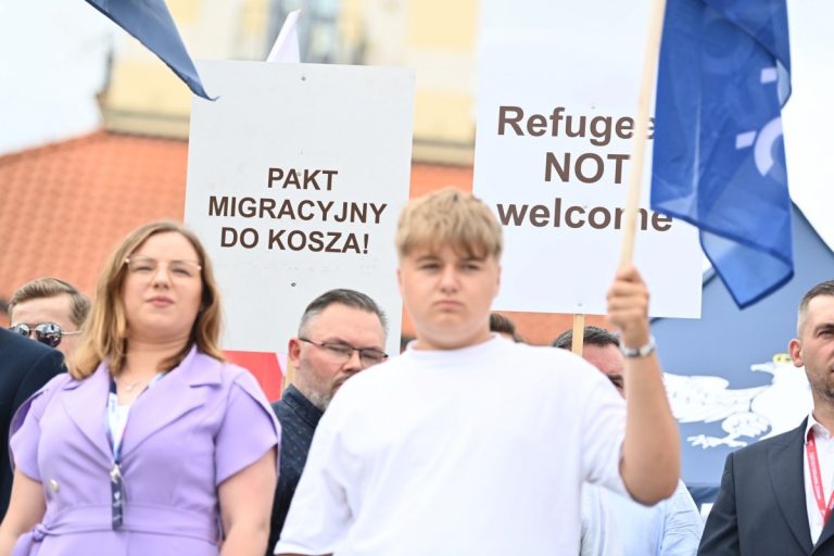 stop imigracji protest