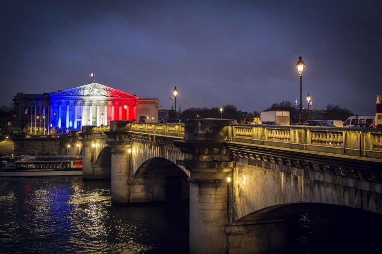 Francja Paryż flaga