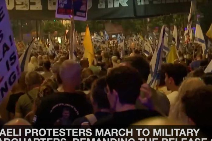 Antyrządowe protesty w Tel Awiwie.