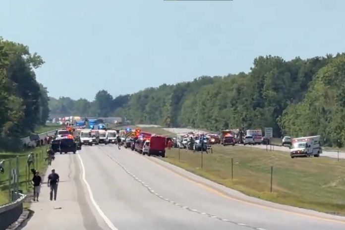 Wypadek autokaru w USA.