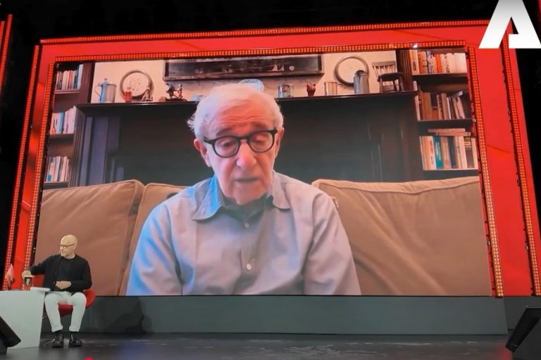 Woody Allen podczas Moskiewskiego Tygodnia Filmowego Moskwa