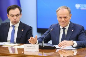 Andrzej Domański i Donald Tusk.