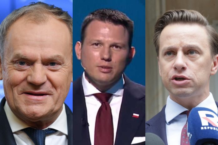 donald tusk slawomir mentzen krzysztof bosak