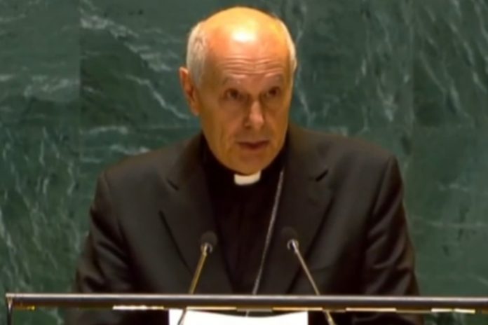 gabriele caccia onz watykan