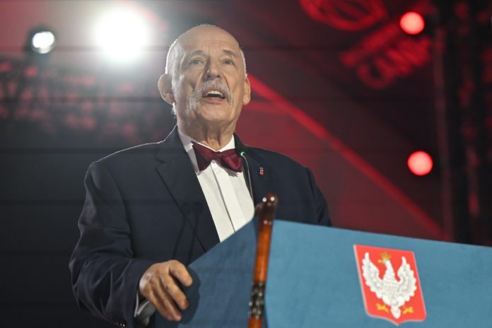 Janusz Korwin-Mikke. Foto: PAP