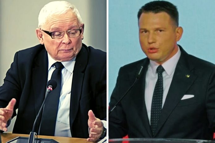 NCZAS.INFO | Jarosław Kaczyński i Sławomir Mentzen. /Foto: YT (screen)