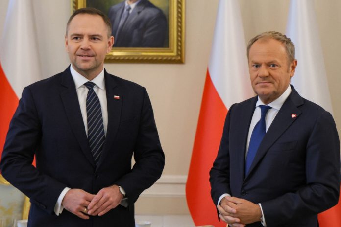 Prezydent Karol Nawrocki i premier Donald Tusk. Zdjęcie ilustracyjne. Źródło: PAP
