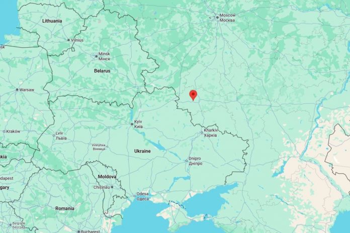 Lokalizacja Kurskiej Elektrowni Atomowej na mapie wschodniej Europy. Obrazek ilustracyjny. Źródło: google maps